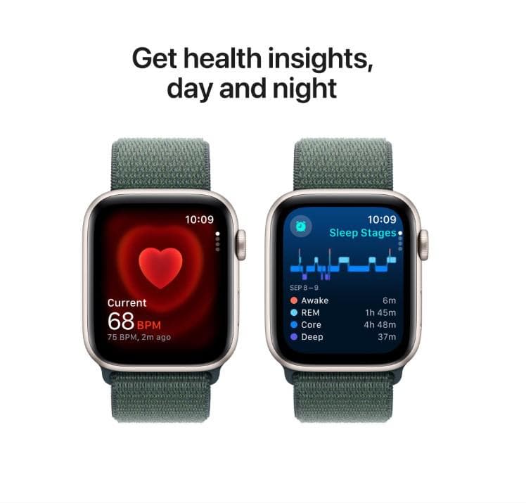 Apple Watch SE GPS 44mm Starlight Aluminium Case with Lake - 4