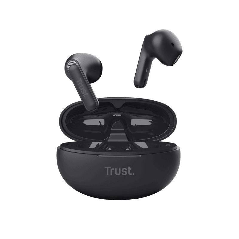 Casti In-ear Trust Yavi, Wireless, Negru - 3