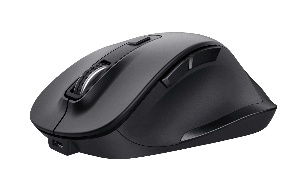 Mouse Trust Fyda ergonomic, reincarcabil, wireless RF 2.4GHz, USB2.0, 6 - 2