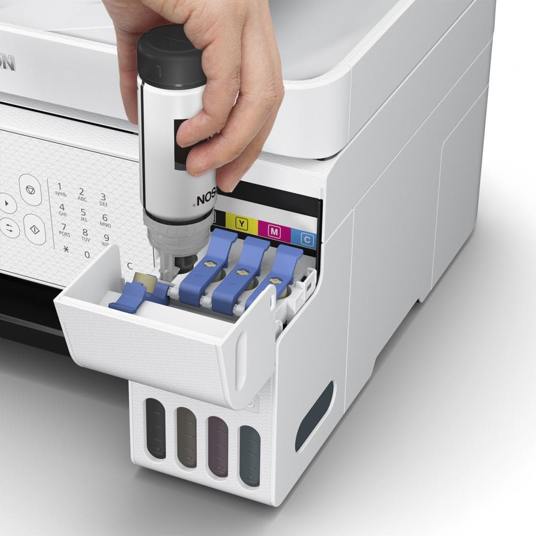 Multifunctional inkjet color Epson EcoTank CISS L5316, culoare: alb, dimensiune - 3