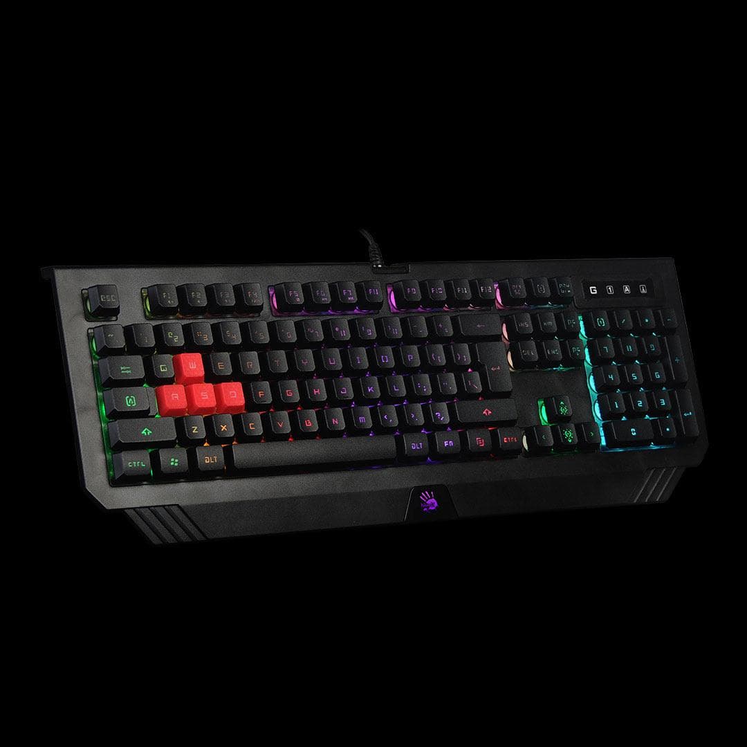 Tastatura A4tech Bloody gaming, cu fir, 106 taste, negru - 2