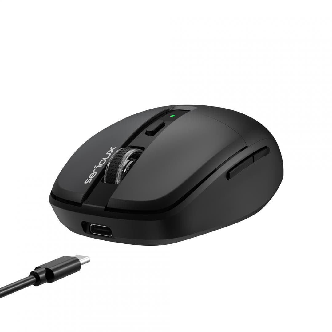 Mouse wireless AirFlow 2.4G+BT cu mod dual, cu receptor dual - 5