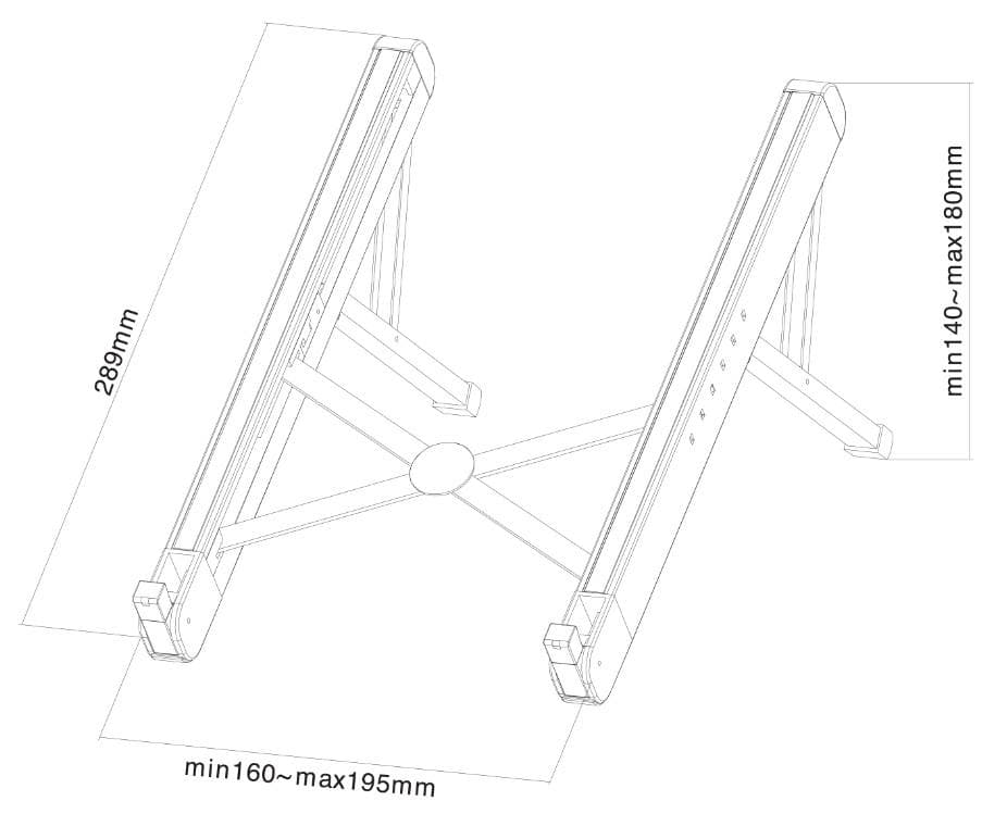 Stand racire Laptop Neomounts by Newstar NSLS010 - 2