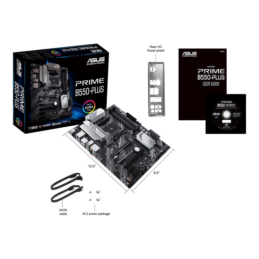 Placa de baza ASUS PRIME B550-PLUS, Socket AM4, DDR4, ATX - 4