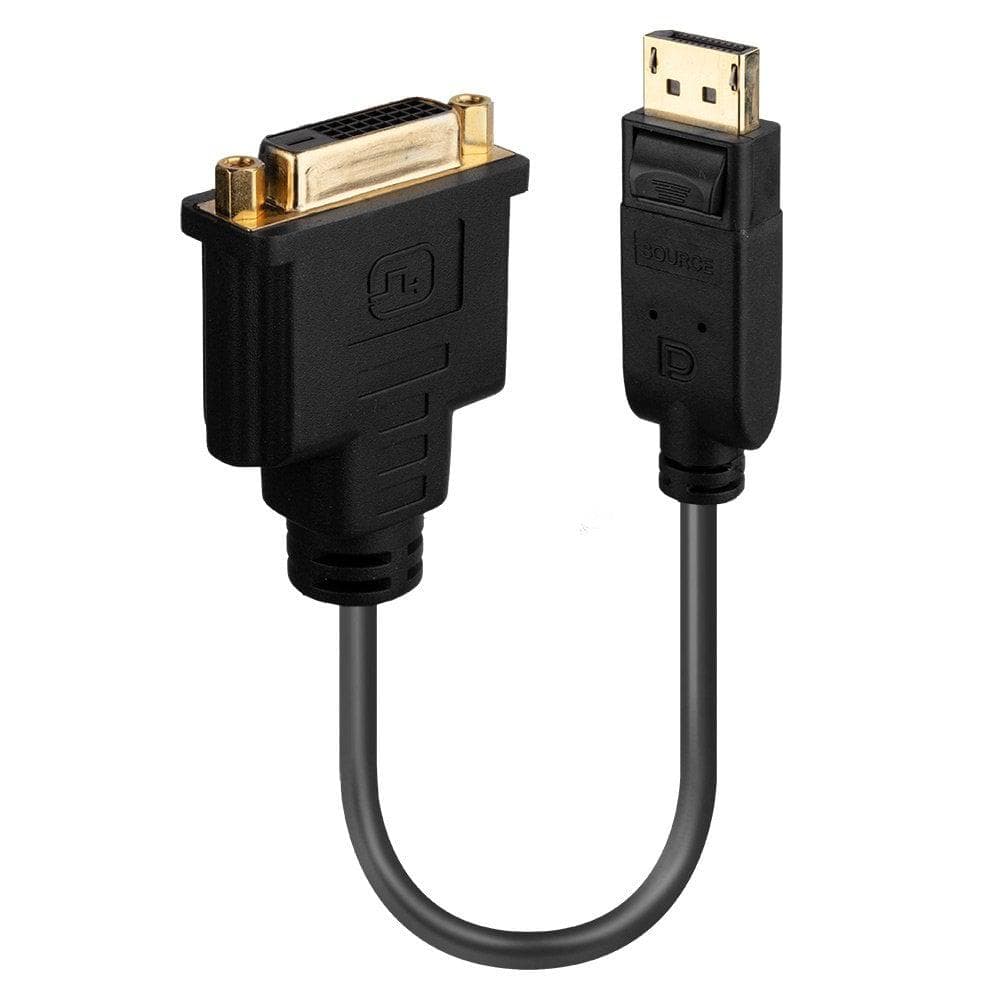 Adaptor Lindy LY-41004, DisplayPort 1.2 to DVI, negru - 2