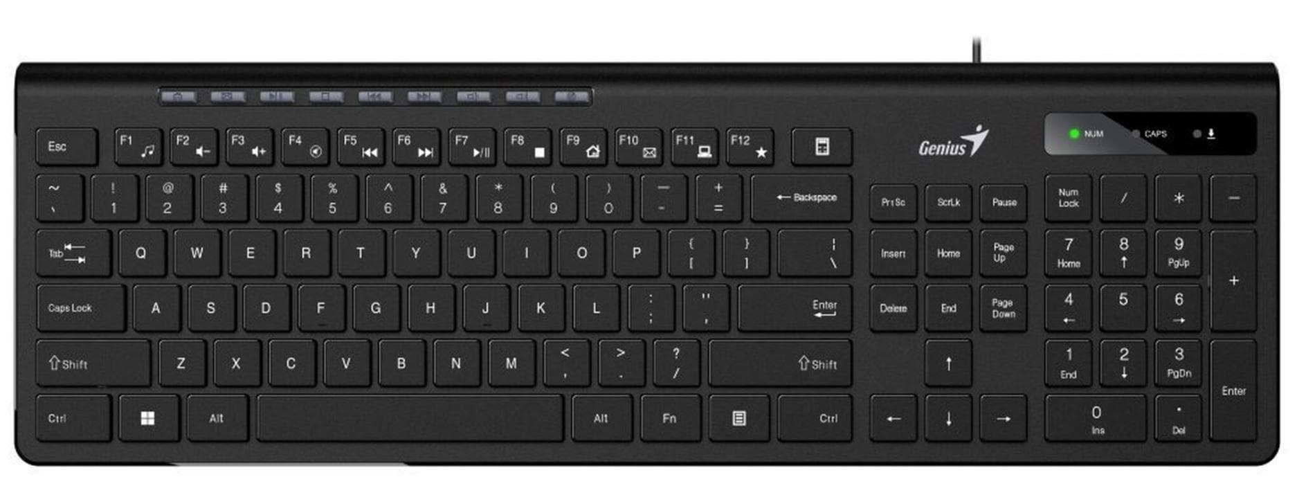 Tastatura Genius Slimstar 230, negru