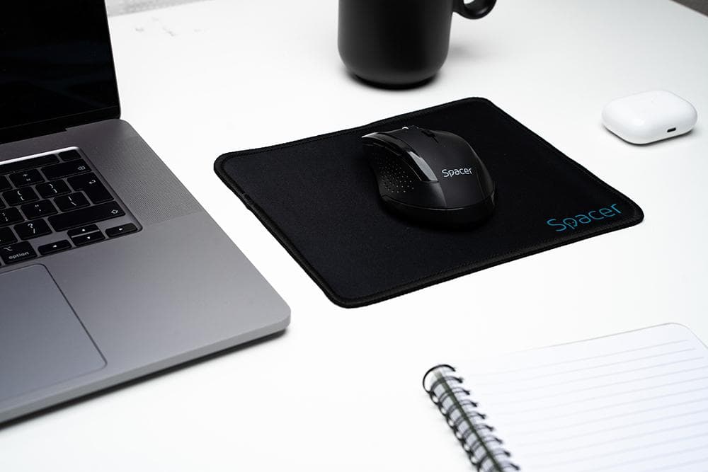 MOUSE PAD SPACER SP-PAD-S, cauciuc si material textil, cusut pe - 3