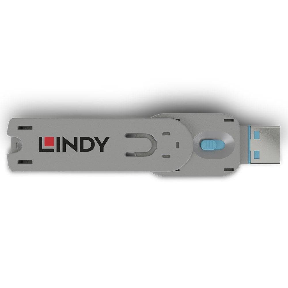 Lindy LY-40622, USB Type A Port Blocker Key, blue - 3