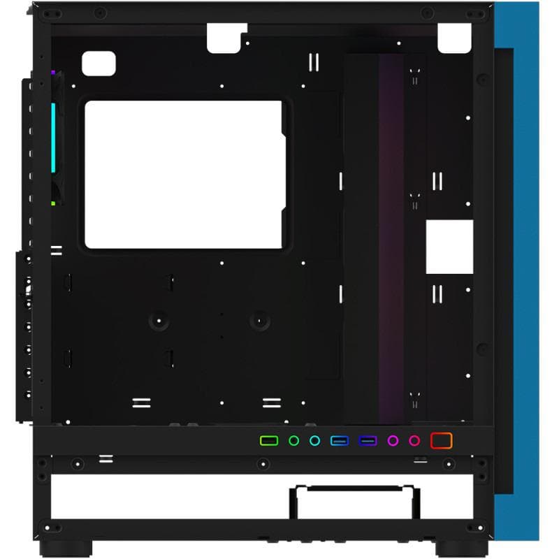 Carcasa Aqirys Sargas, RGB, Mid Tower, Black - 4