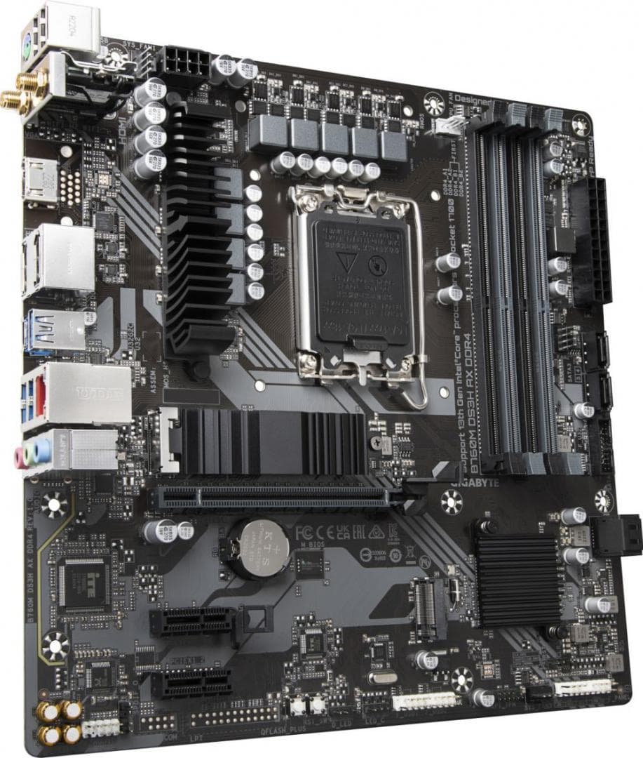 Placa de baza Gigabyte B760M DS3H AX, Socket 1700, DDR5, - 2