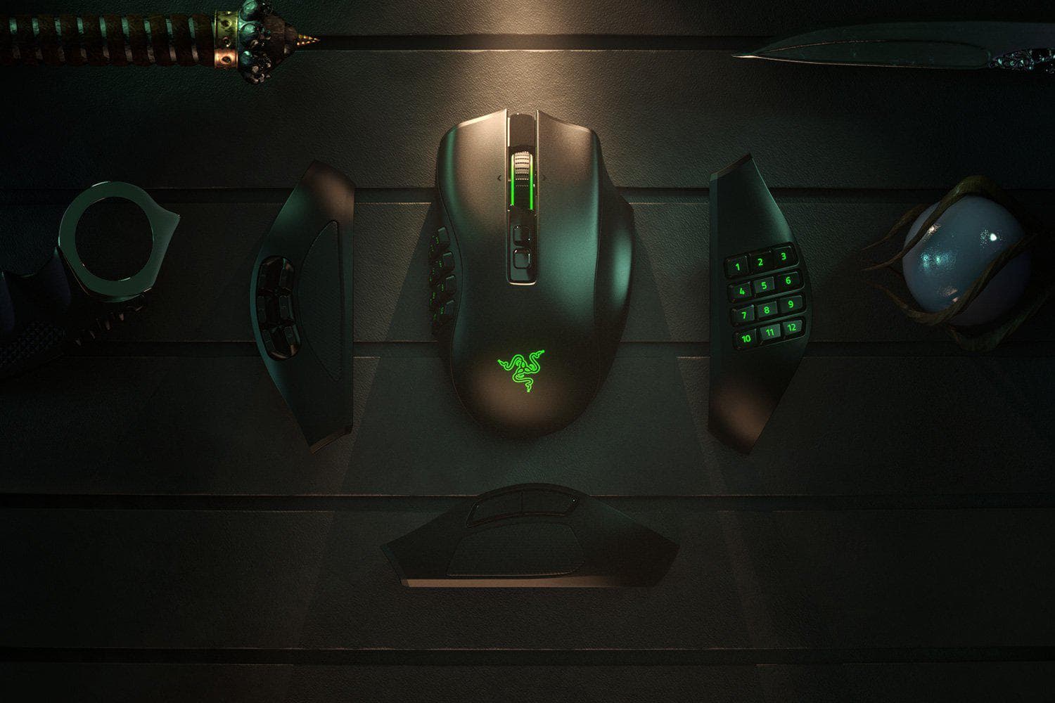 Mouse Razer Naga Pro, Wireless Gaming, negru - 2