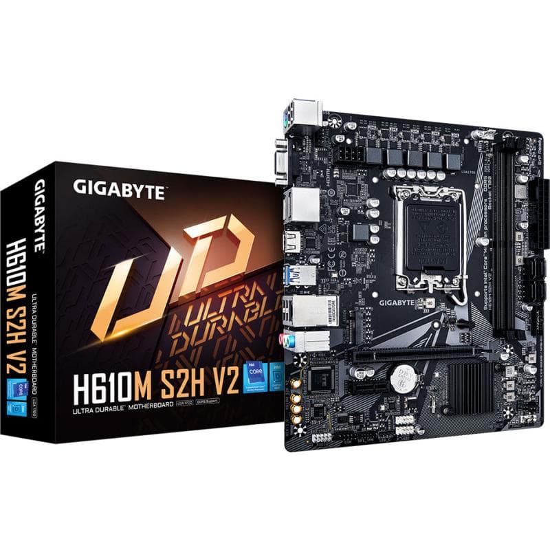 Placa de baza Gigabyte H610M S2H V2, Socket 1700, DDR5,