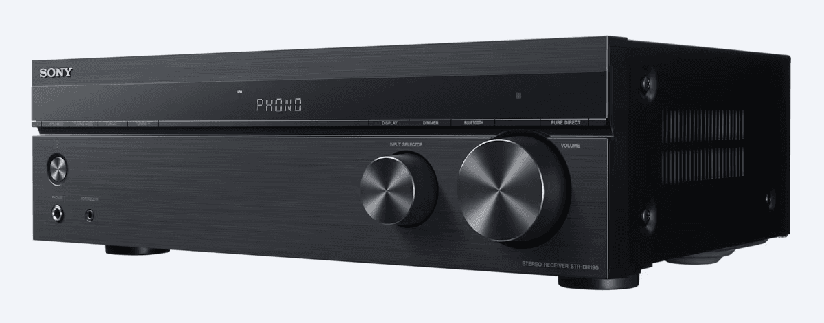 Receiver AV SONY STR-DH190, Stereo, Hi-Res, Intrare Phono, 2 x