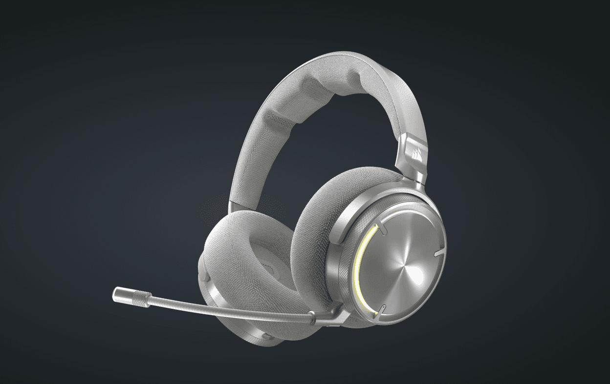 Casti Gaming Head-band CORSAIR VIRTUOSO MAX WIRELESS, Fara Fir, noise-canceling, - 2