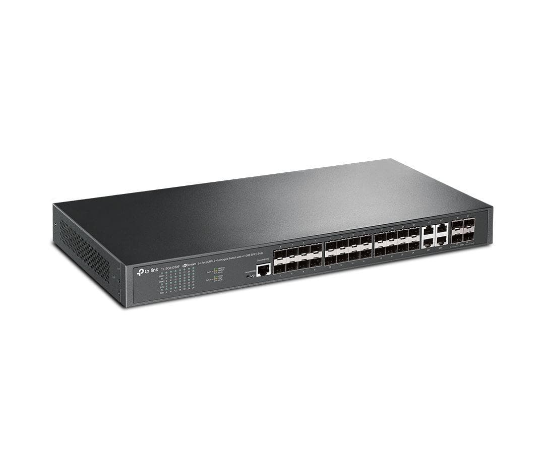 "JetStream™ 24-Port SFP L2+ Managed Switch with 4 10GE SFP+ - 2