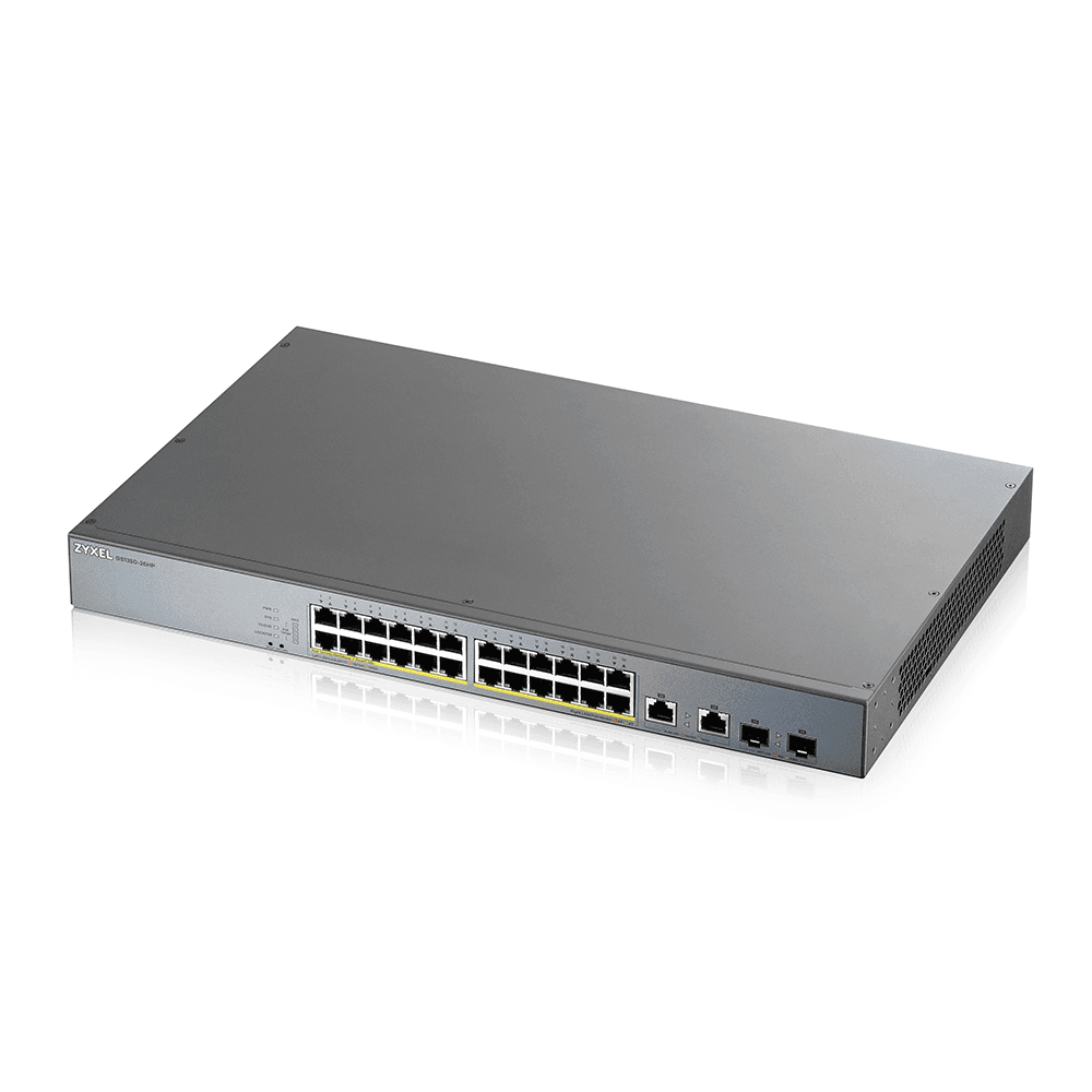 ZYXEL GS1350-26HP 24-PORT GBE POE SWITCH - 3