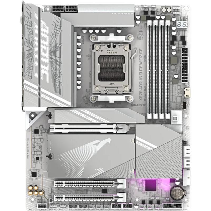 Placa de baza Gigabyte X870 AORUS ELITE WIFI7 ICE, Socket - 2