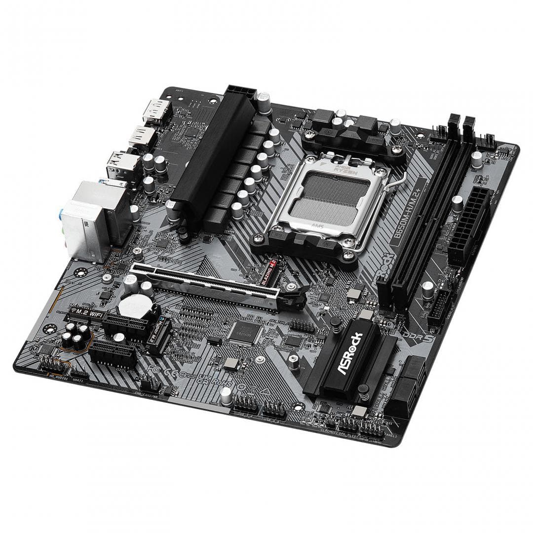 Placa de baza ASRock B650M-H/M.2+, Socket AM5, DDR5, Micro-ATX - 2