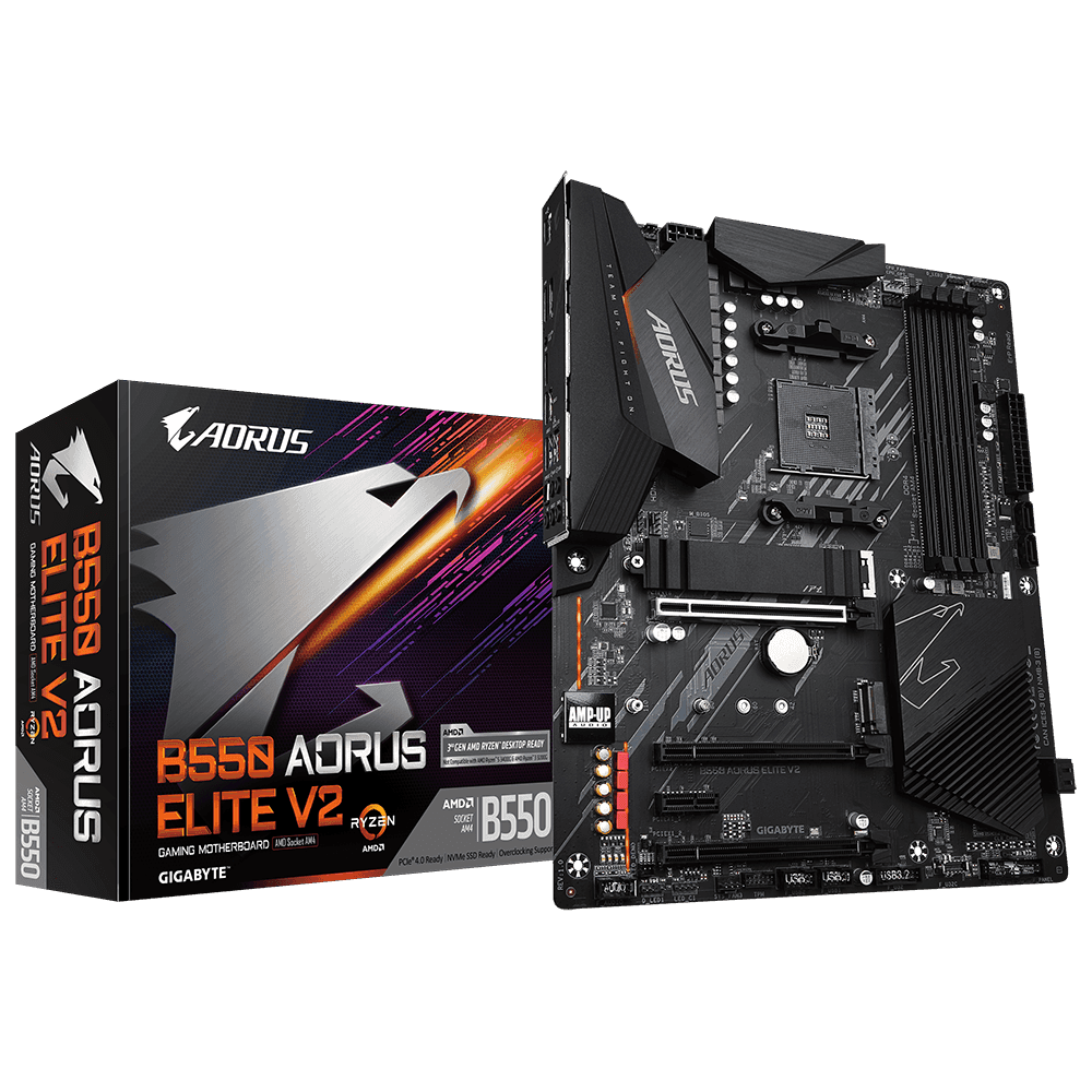 Placa de baza Gigabyte B550 AORUS ELITE V2, Socket AM4, - 2