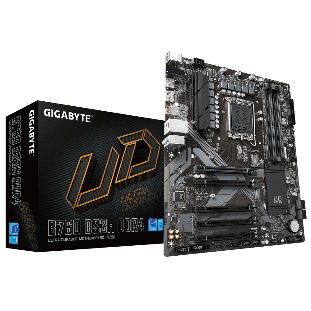 Placa de baza Gigabyte B760 DS3H, LGA 1700, DDR4, ATX