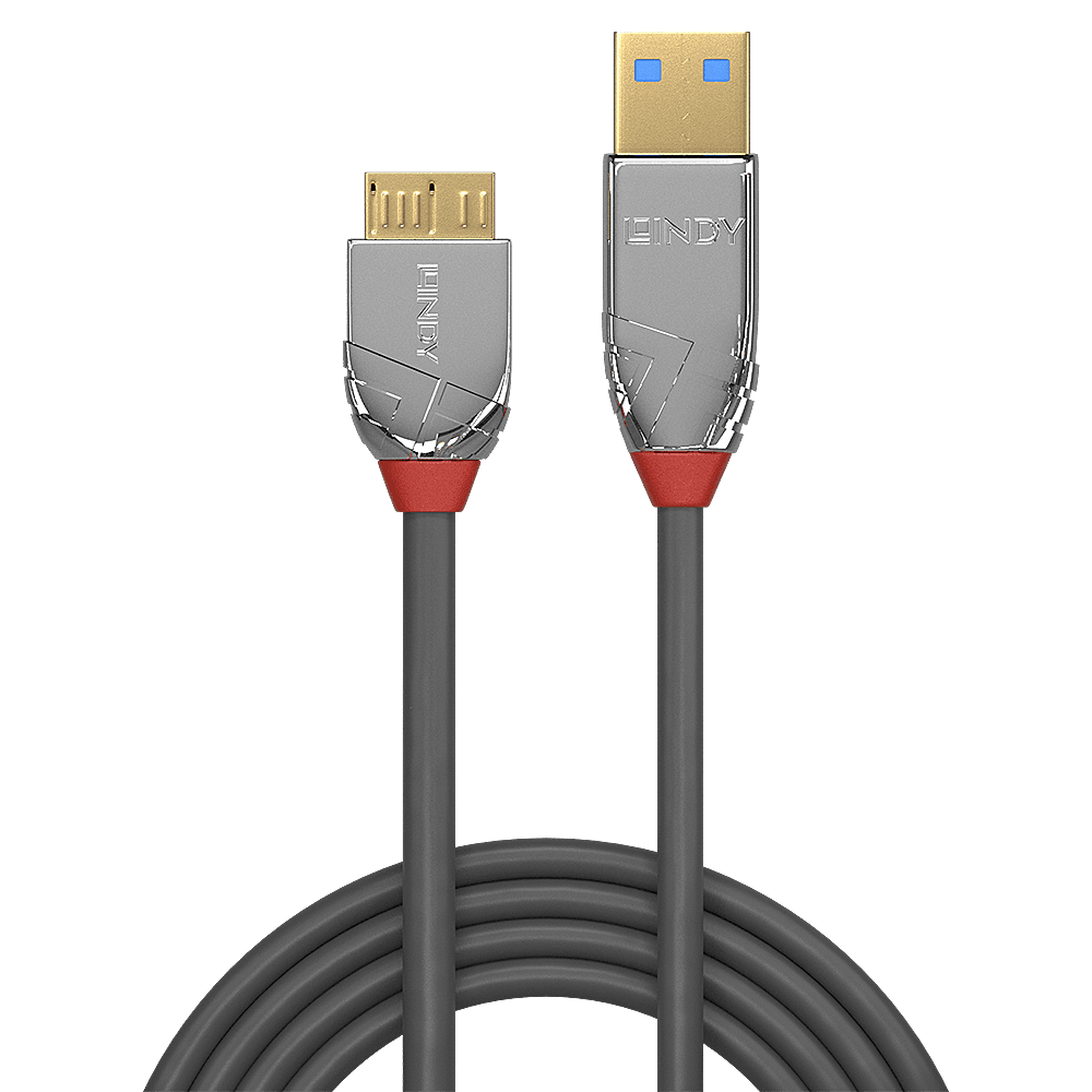 Cablu Lindy 0.5m USB 3.2  Type A to Micro-B, - 2