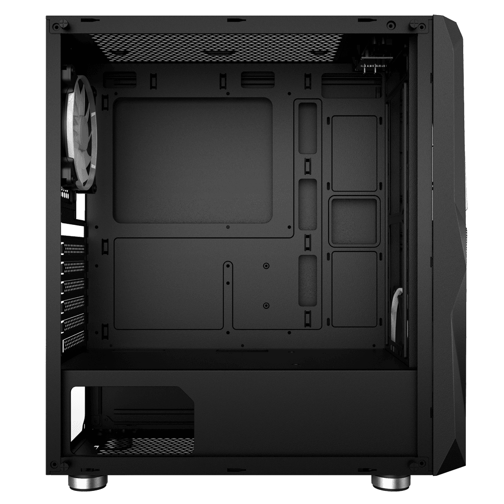 Carcasa nJoy Fort, RGB, Mid Tower, Black - 3