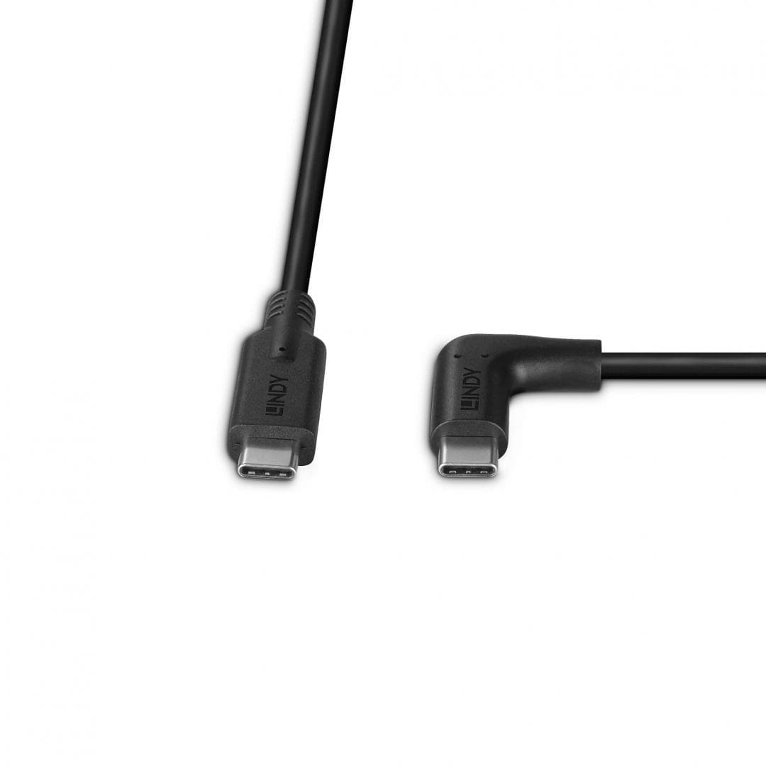 Cablu Lindy USB C 3.2 90° Right angle, lungime 1m, - 3