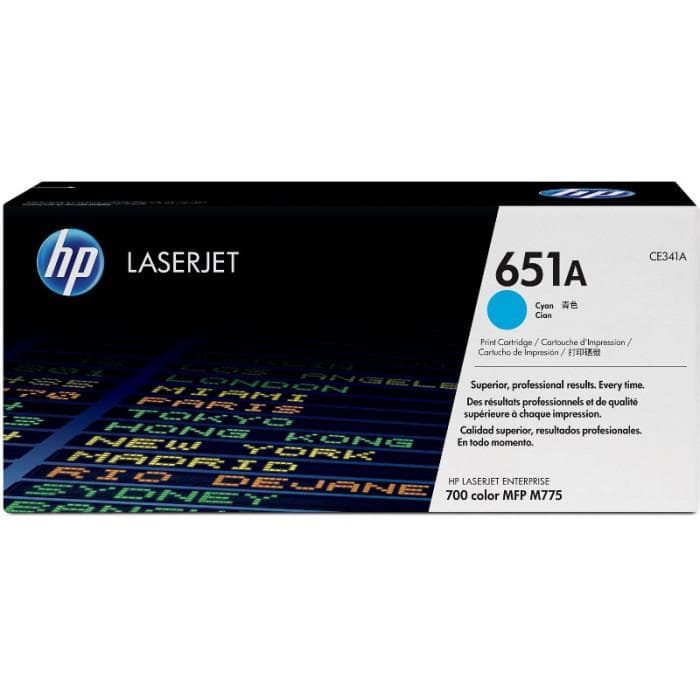 Toner HP CE341A,cyan NR.651 16K ORIGINAL, HP LaserJet Enterprise 700MFP