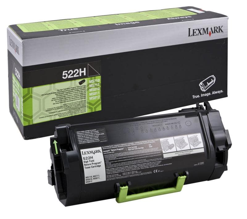 Toner Lexmark 52D2H00, black, 25 k, MS810de , MS810dn ,