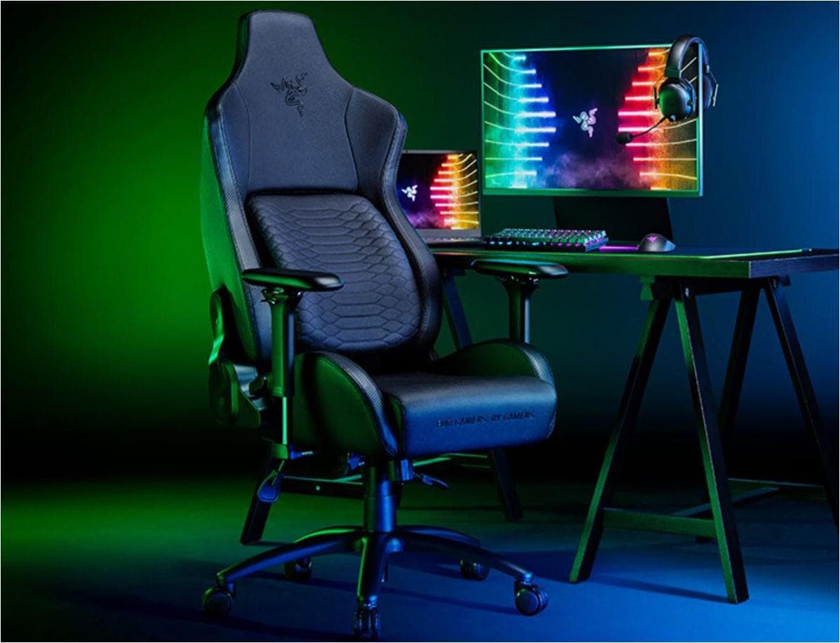 Razer Iskur Black Edition - Gaming Chair With Built In