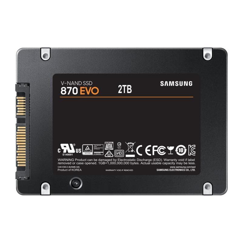 SSD Samsung 870 EVO, 2TB, SATA III - 2