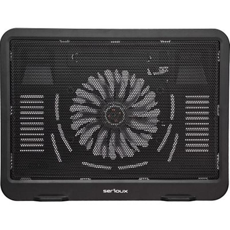 Cooling pad Serioux, SRXNCPN19, Dimensiuni: 330*250*27mm, Compatibilitate maxima laptop: 15.6 - 2