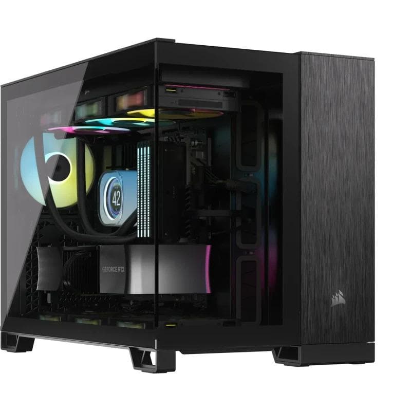 Carcasa CORSAIR CC-9011287-WW, RGB, Mid Tower, Black
