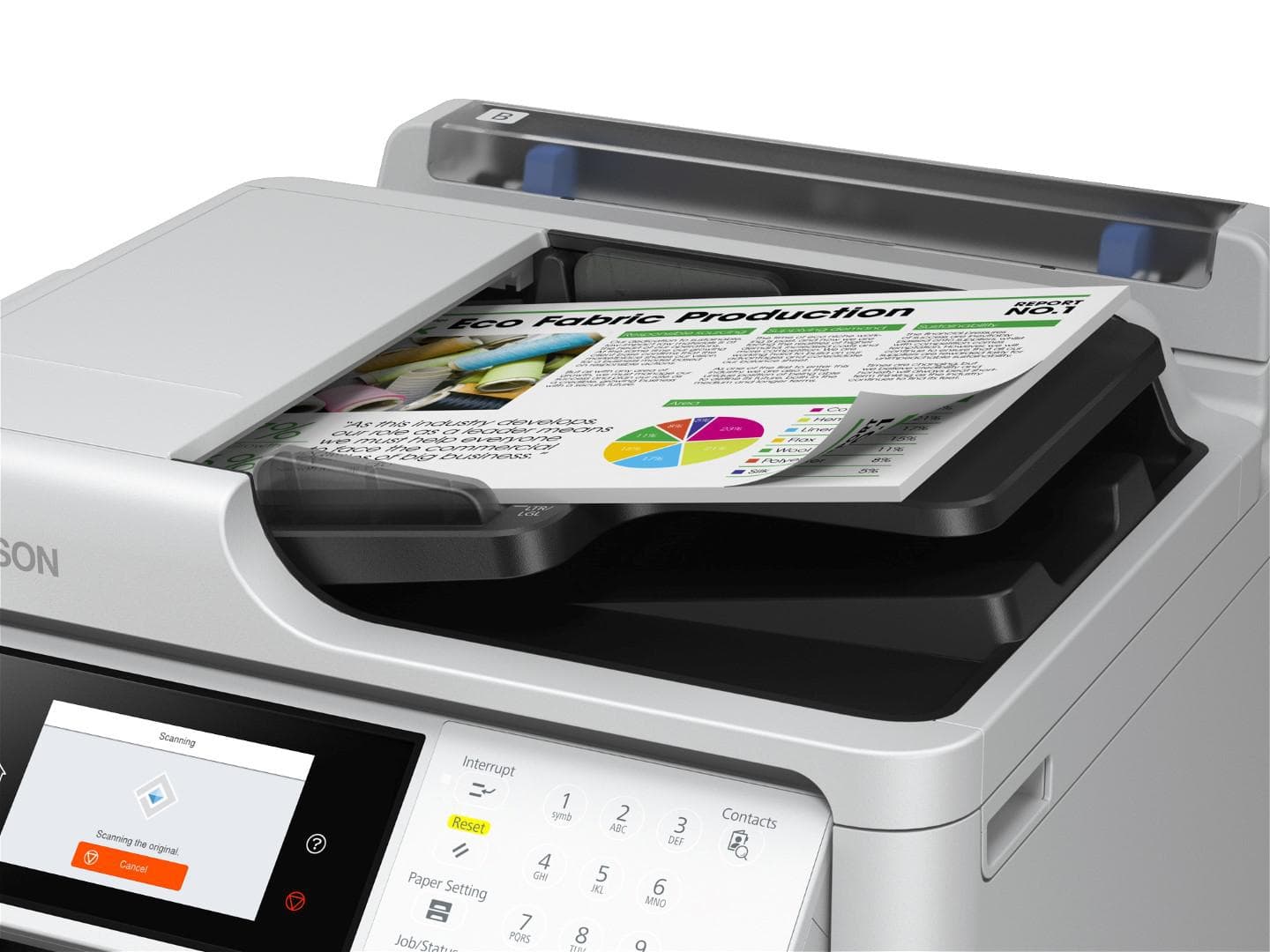 Multifunctional Epson mono Inkjet WF-M5899DWF ( Print, Copy, Scan, FAX), - 3