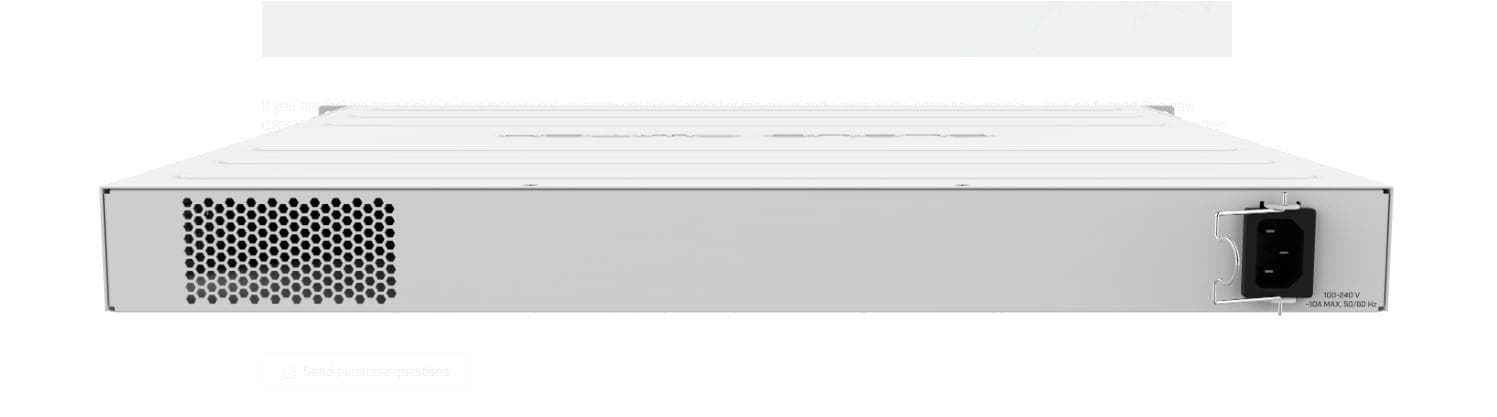 SWITCH MIKROTIK CRS354-48P-4S+2Q+RM, 48xLAN Gigabit, 4xSFP, 2x40G QSFP, POE 700W - 2