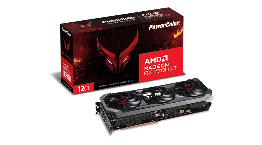Placa video PowerColor Radeon RX 7700 XT, 12GB GDDR6, PCI