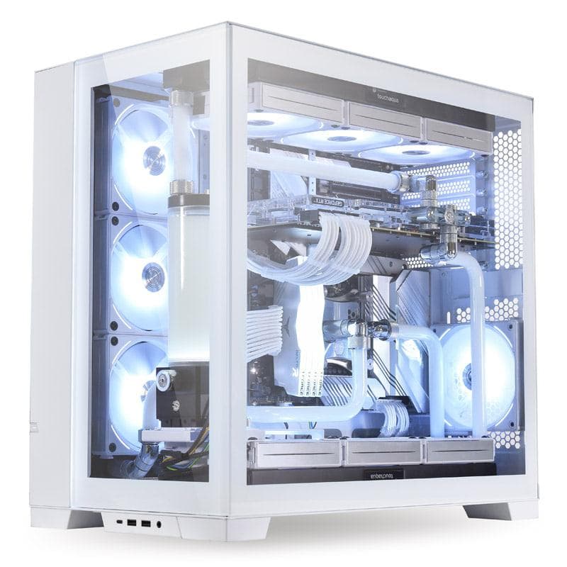 Carcasa Lian Li Dynamic EVO Snow, RGB, Mid Tower, White - 3