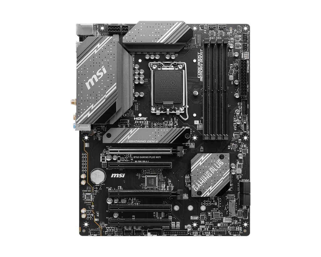 Placa de baza MSI B760 GAMING PLUS WIFI, Socket 1700, - 2