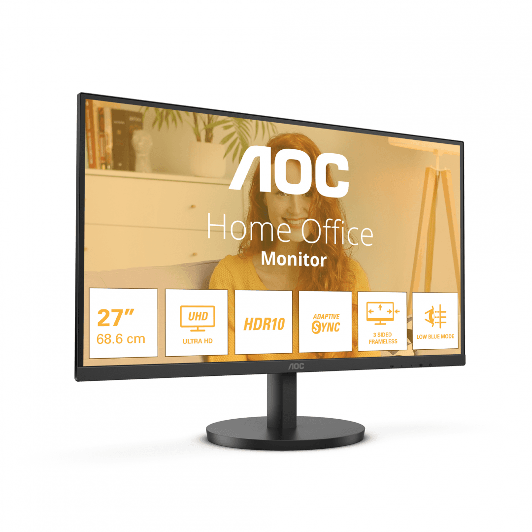 Monitor AOC 27" U27B3M, Diagonal (inch): 27, Diagonal (cm): 69,