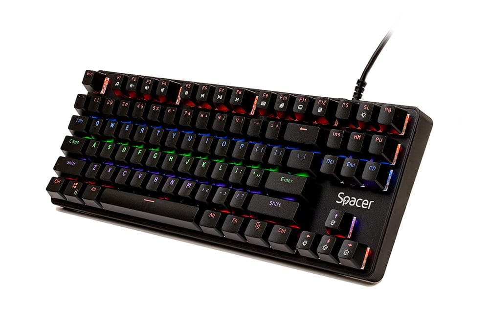 Tastatura Mecnaica Spacer SPKB-MK-IMMORTAL cu fir, USB, switch-uri mecanice albastre, - 3