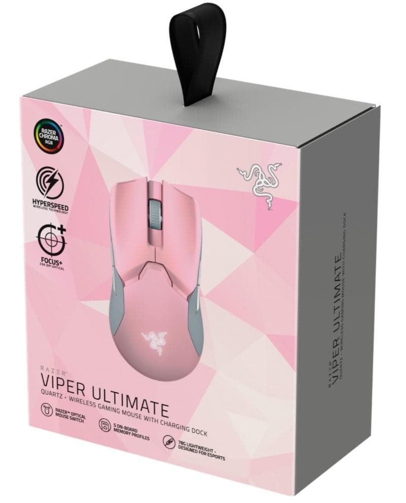 Razer Viper Ultimate, Charging Dock, wireless, Quartz - 3