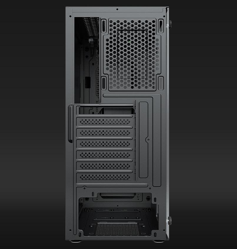 Carcasa AQIRYS MIZAR, RGB, Mid Tower, Black - 6