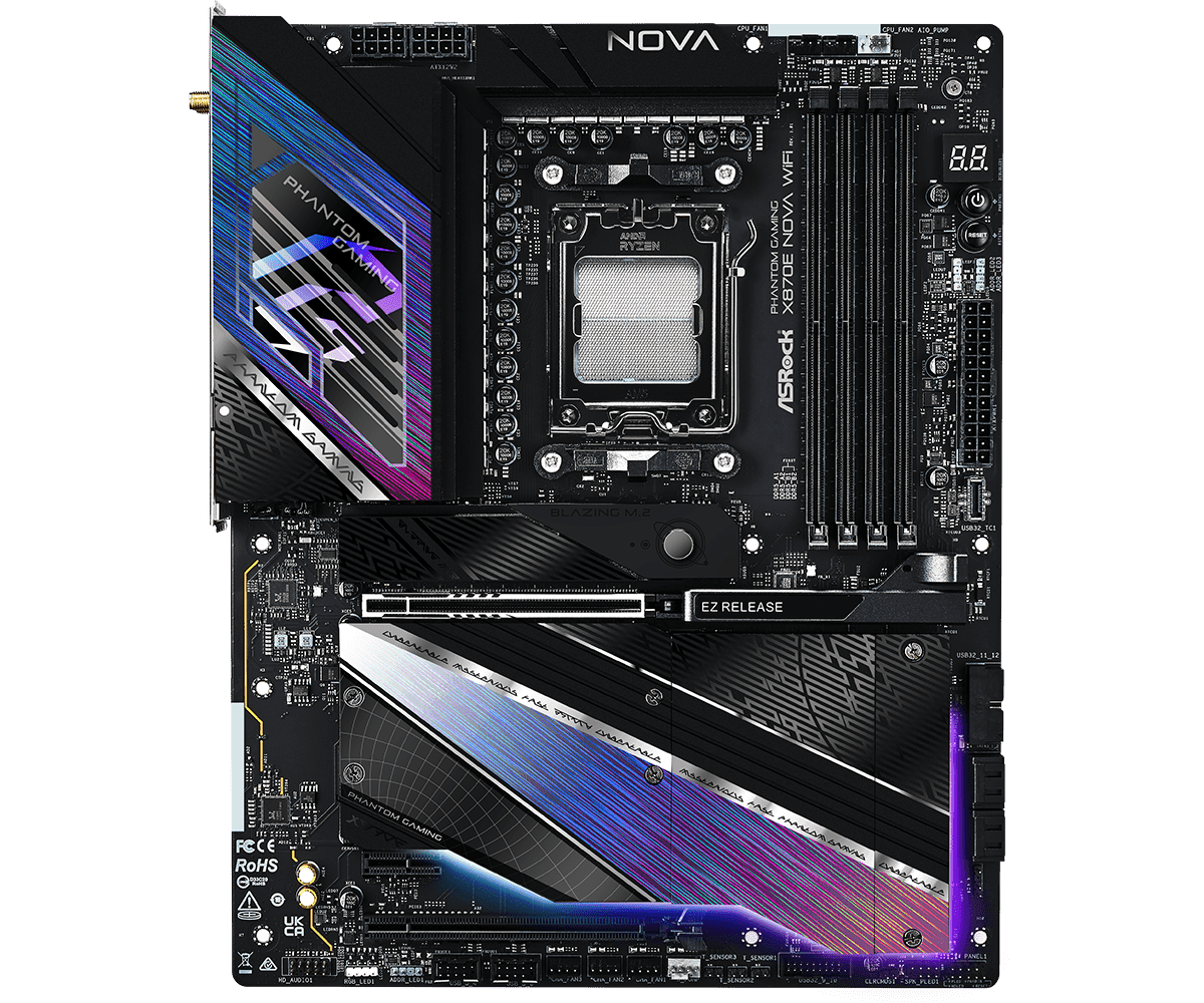 Placa de baza ASRock X870E NOVA WIFI, Socket AM5, DDR5, - 3