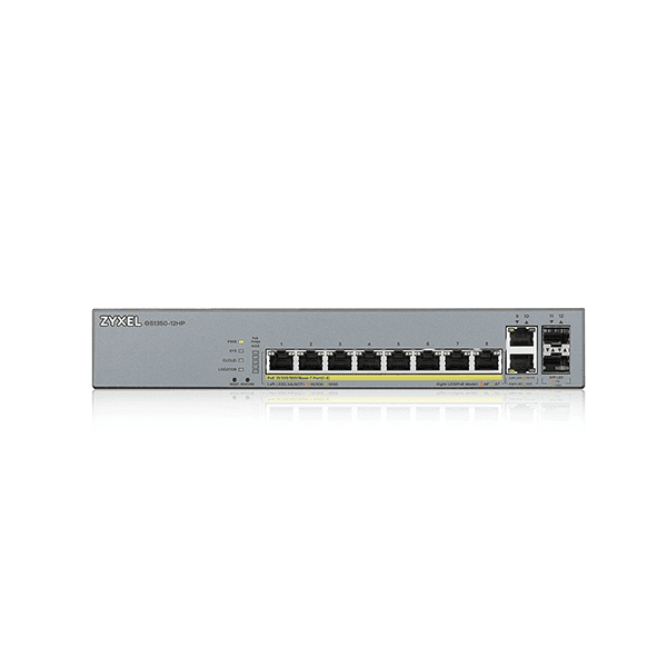 ZYXEL GS1350-12HP 12-PORT GBE POE SWITCH - 2