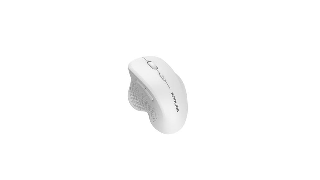 Mouse Serioux Glide 515 Wireless, Alb, Senzor: Optic, DPI: 800/ - 5