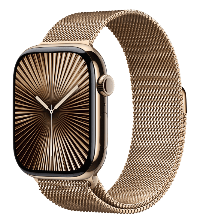 Apple Watch Series 10 Cellular 46mm Natural Titanium Case with - 2