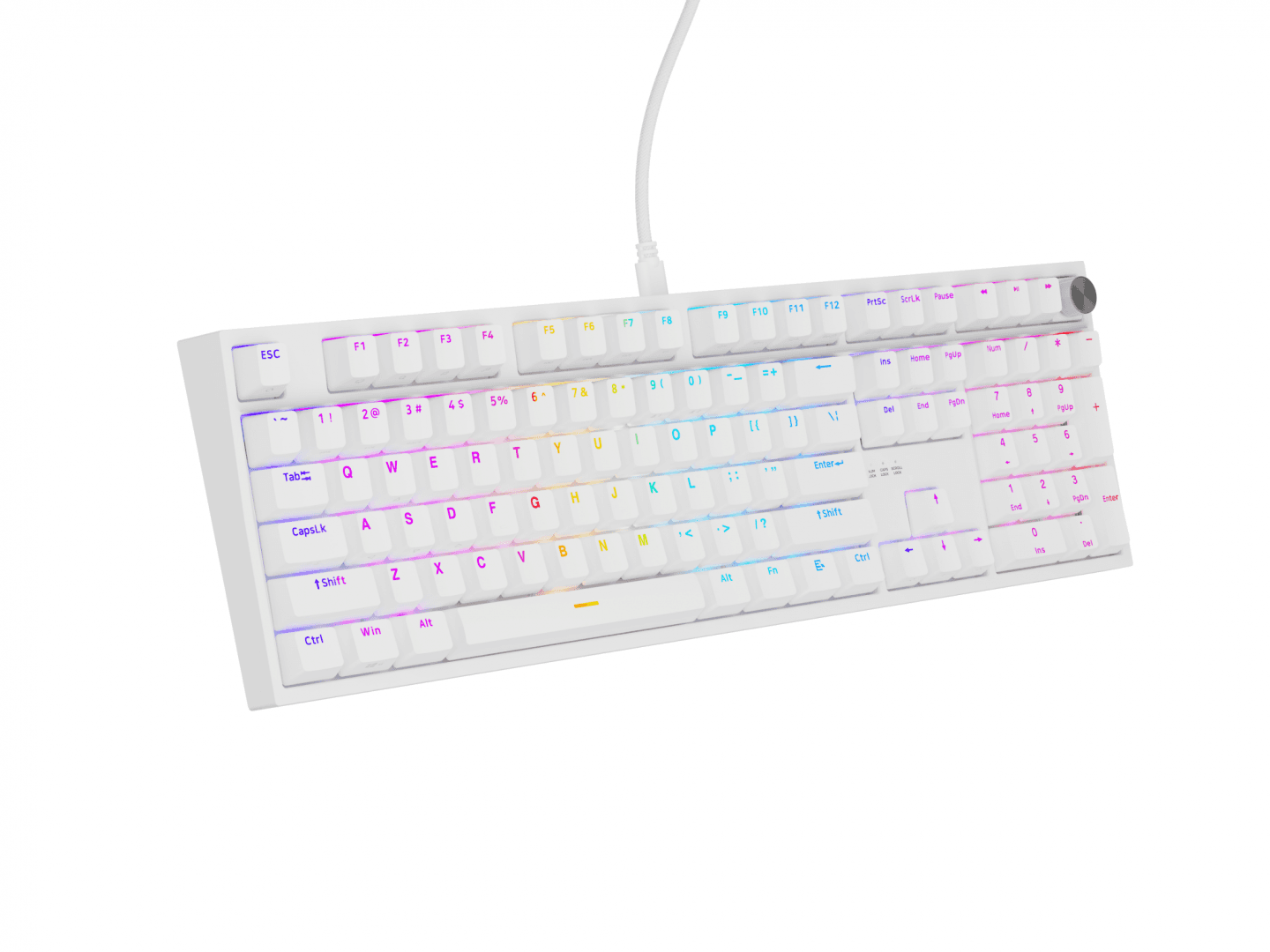 Tastatura gaming mecanica cu fir Genesis Thor 404, iluminare RGB, - 5