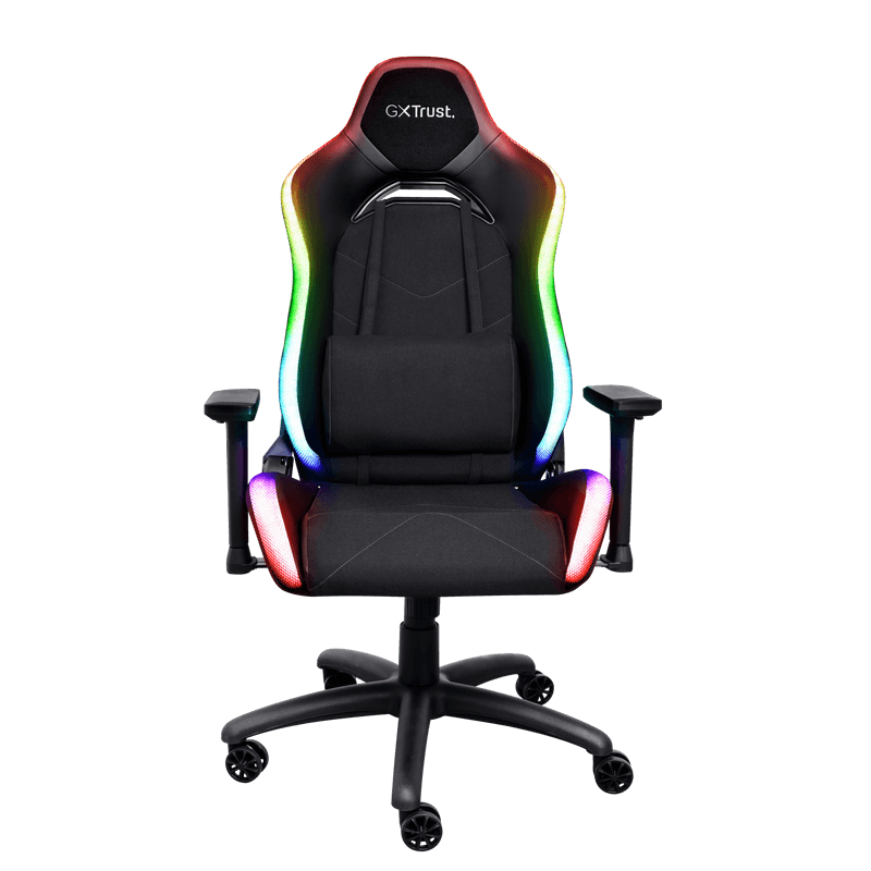 Scaun gaming Trust GXT 719 Ruya, iluminare RGB, 5 roti, - 3