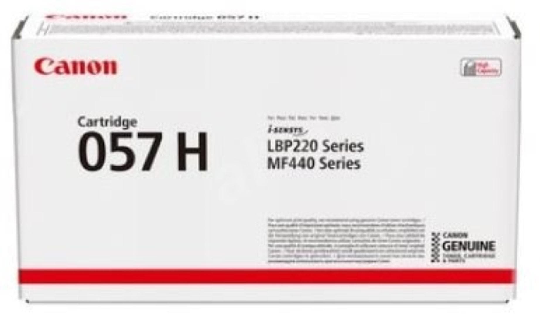 Toner Canon CRG057H black, capacitate 10k pagini, pentru LBP223DW; LBP226DW;