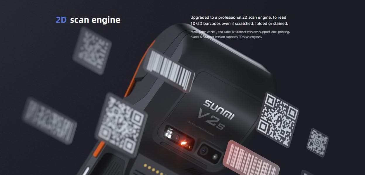 SUNMI MOBILE T5940 V2s - Wireless data POS System, V2S - 7